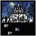 Warmth Within, Wonder Without: The Heart of Home at Christmas Silhouette Advent Card