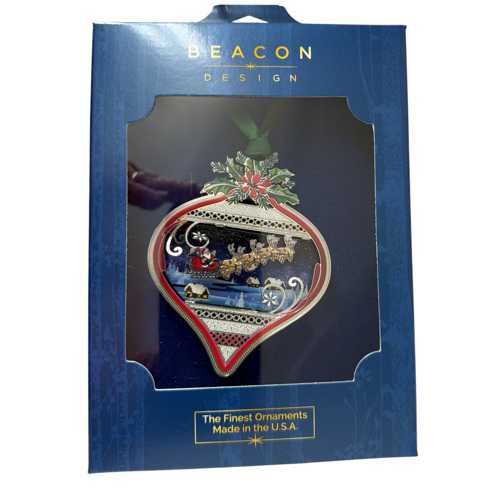 Christmas Scene Bulb Ornament