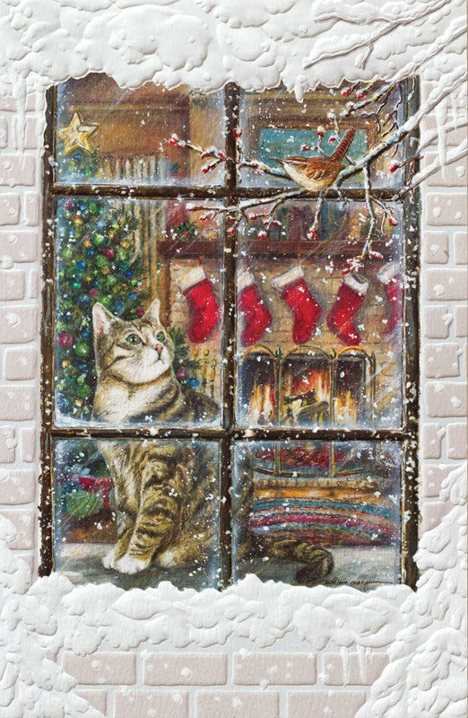 Window Watcher Boxed Christmas Cards
