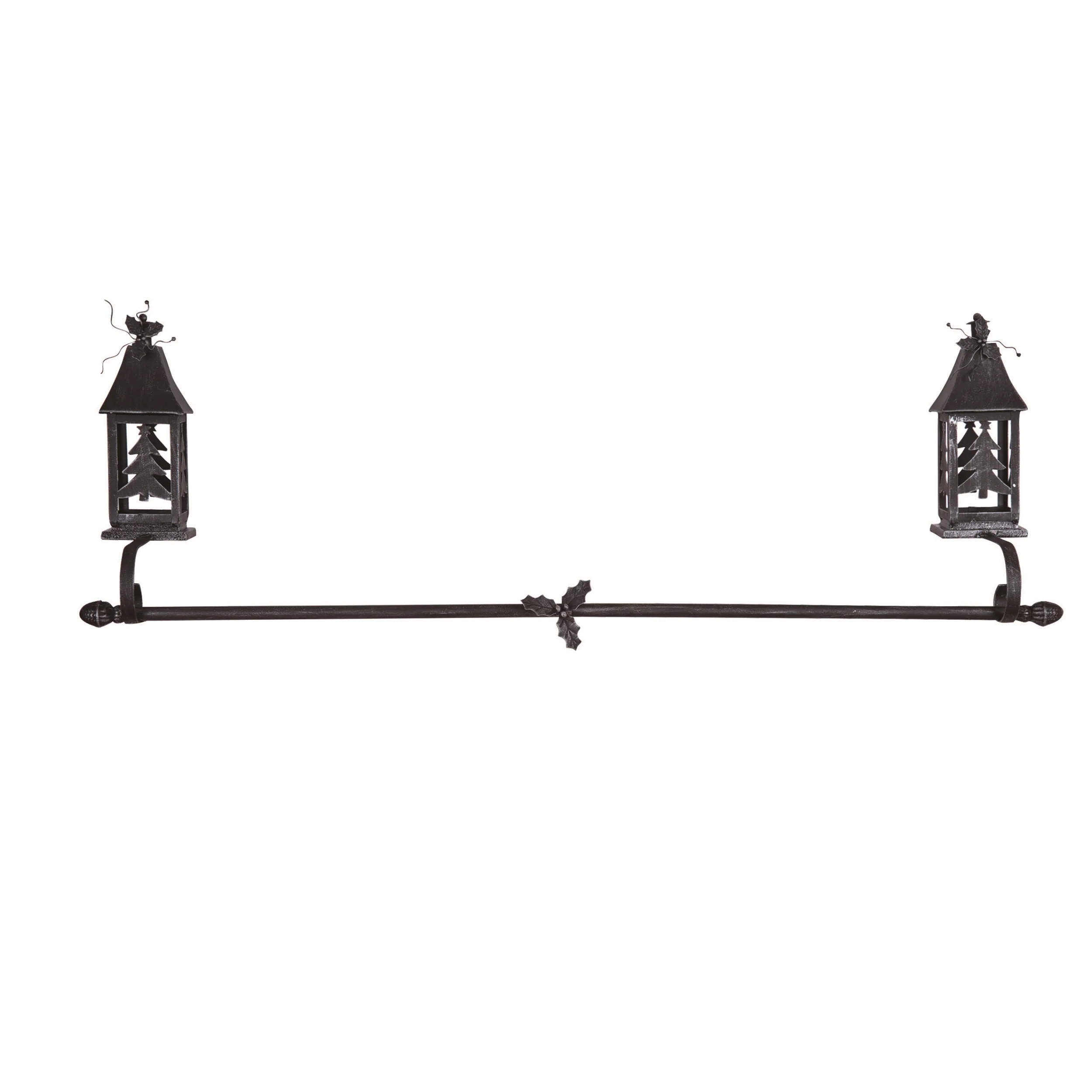 Metal Lantern Stocking Holder