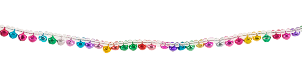 Multi Color Mini Bell Garland