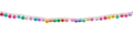 Multi Color Mini Bell Garland