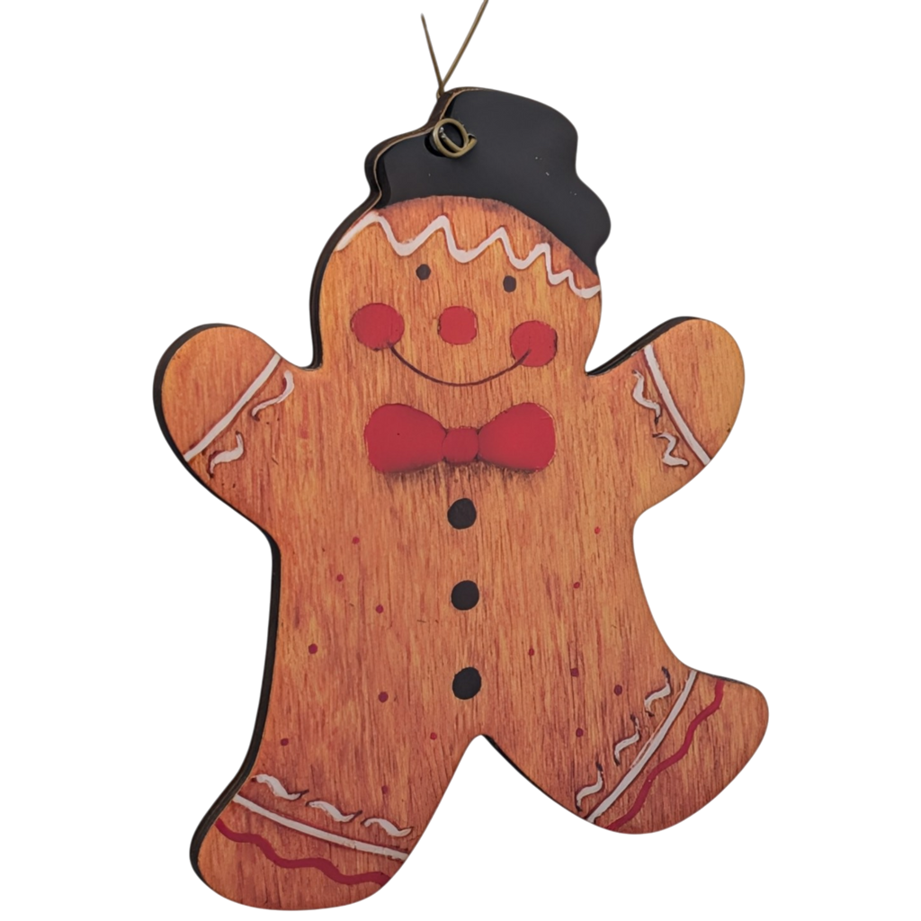 Suave Gingerbread Gentleman in Top Hat