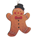 Suave Gingerbread Gentleman in Top Hat