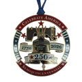 250 Years of Liberty Metal Ornament