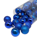 Ball Watch Shatterproof 40mm Ornaments - Set of 34 - Blue