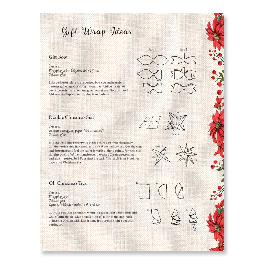 Nutcracker Christmas Wrapping Paper Book