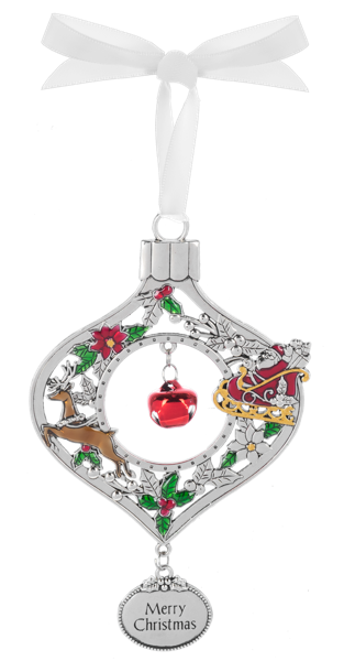 Jingle Bell Ornament - Merry Christmas