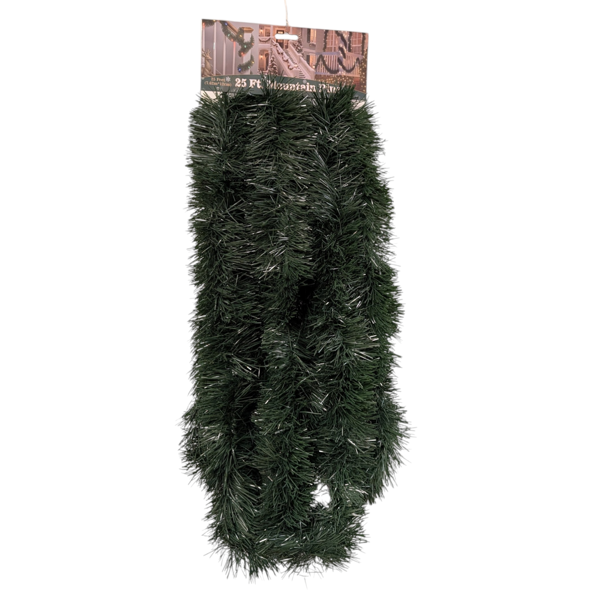 Mountain Pine Classic Green Garland - 25 feet