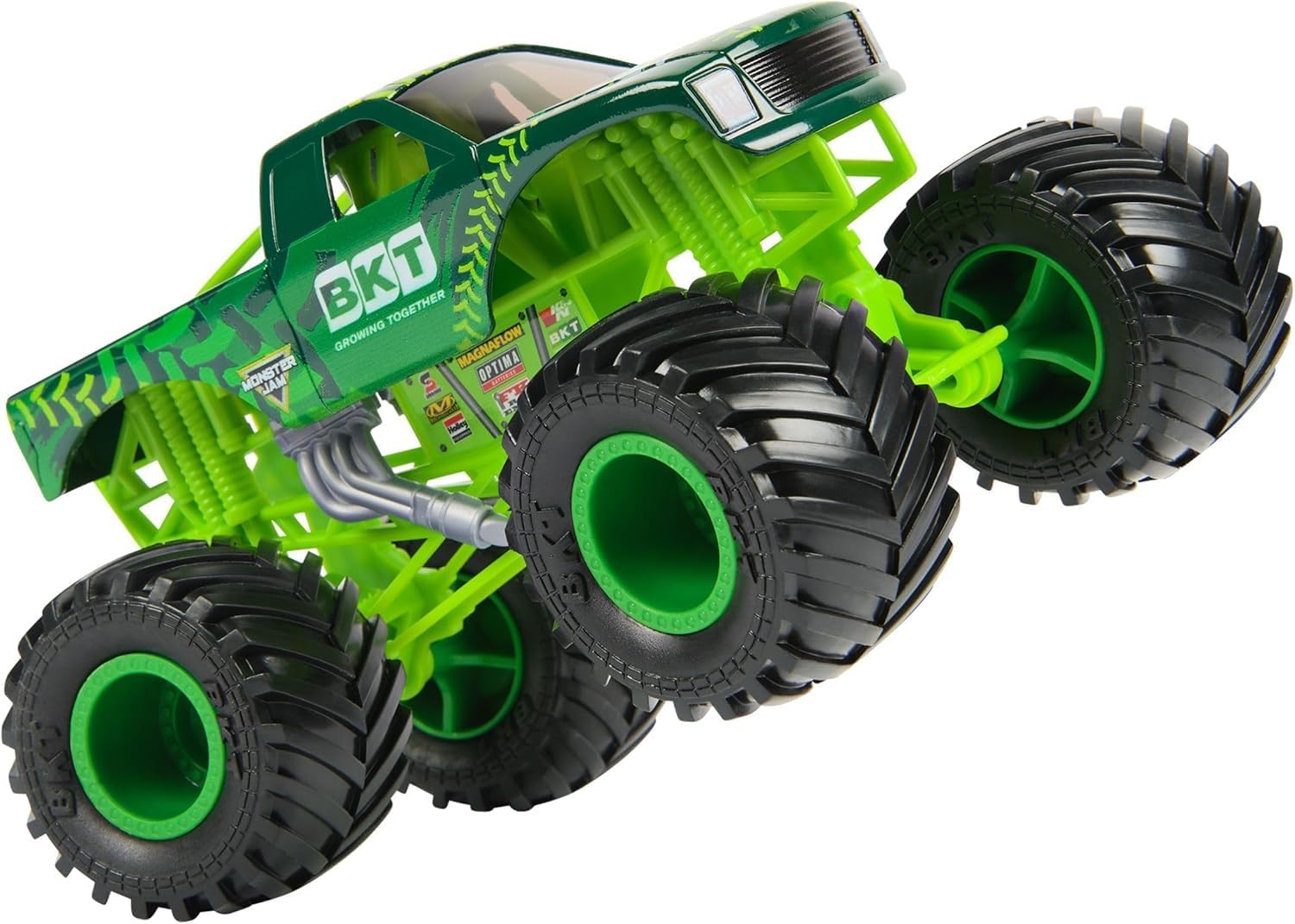 Monster Jam 1:24 Scale Die-Cast Monster Truck – BKT (Green Edition)