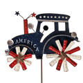Patriotic Tractor 36 Inch Wind Spinner -