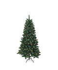 4.5' Pre-Lit Point Pine Tree - Multicolored