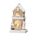 Lighted Musical Gingerbread House with Rotating Tree - 19 Inch