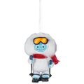Yeti Skier: A Legendary Mountain Adventurer Ornament