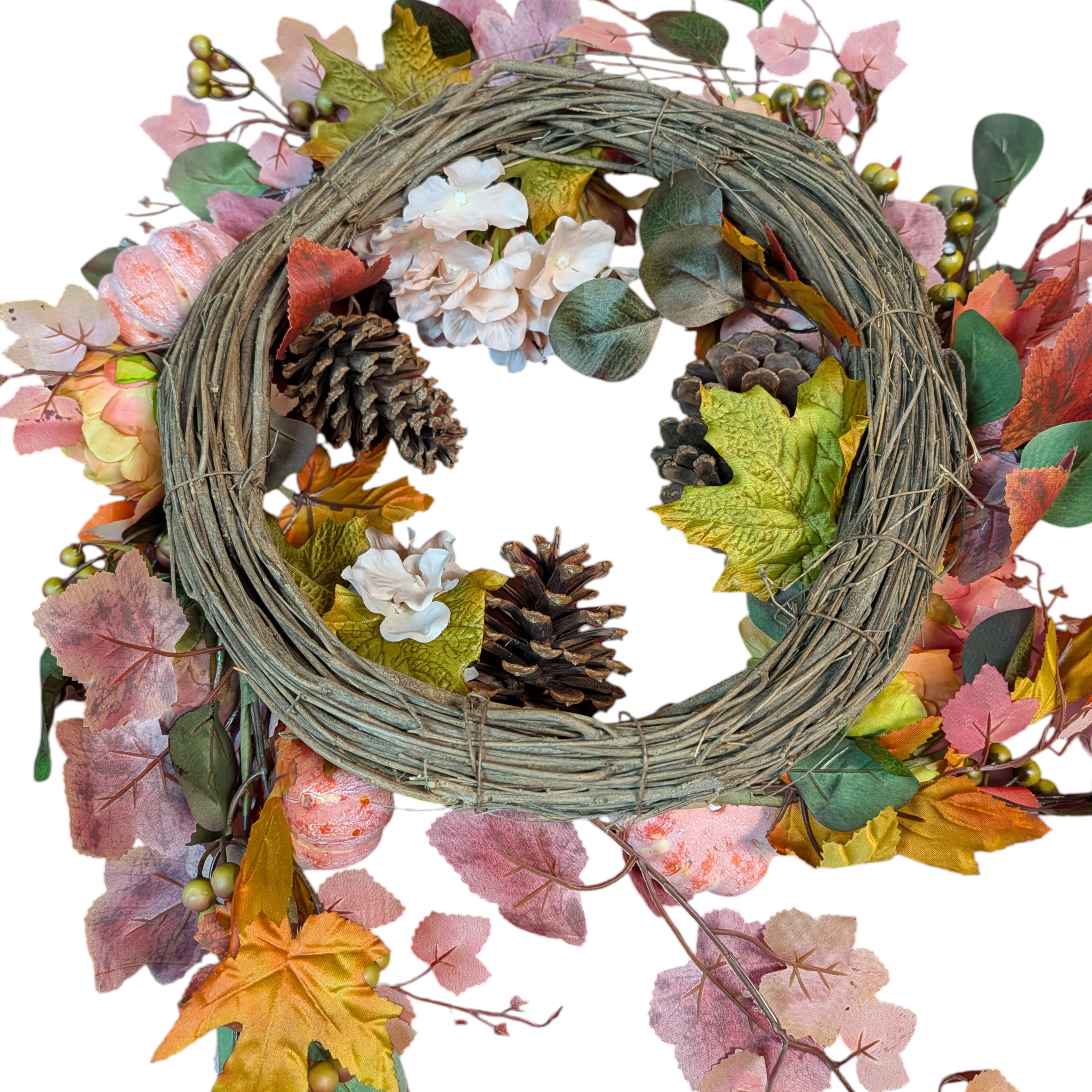 Autumn Harvest Floral Wreath