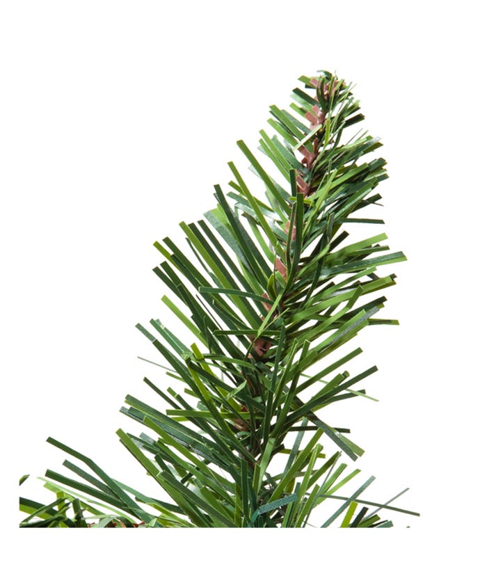 4.5' Pre-Lit Point Pine Tree - Multicolored