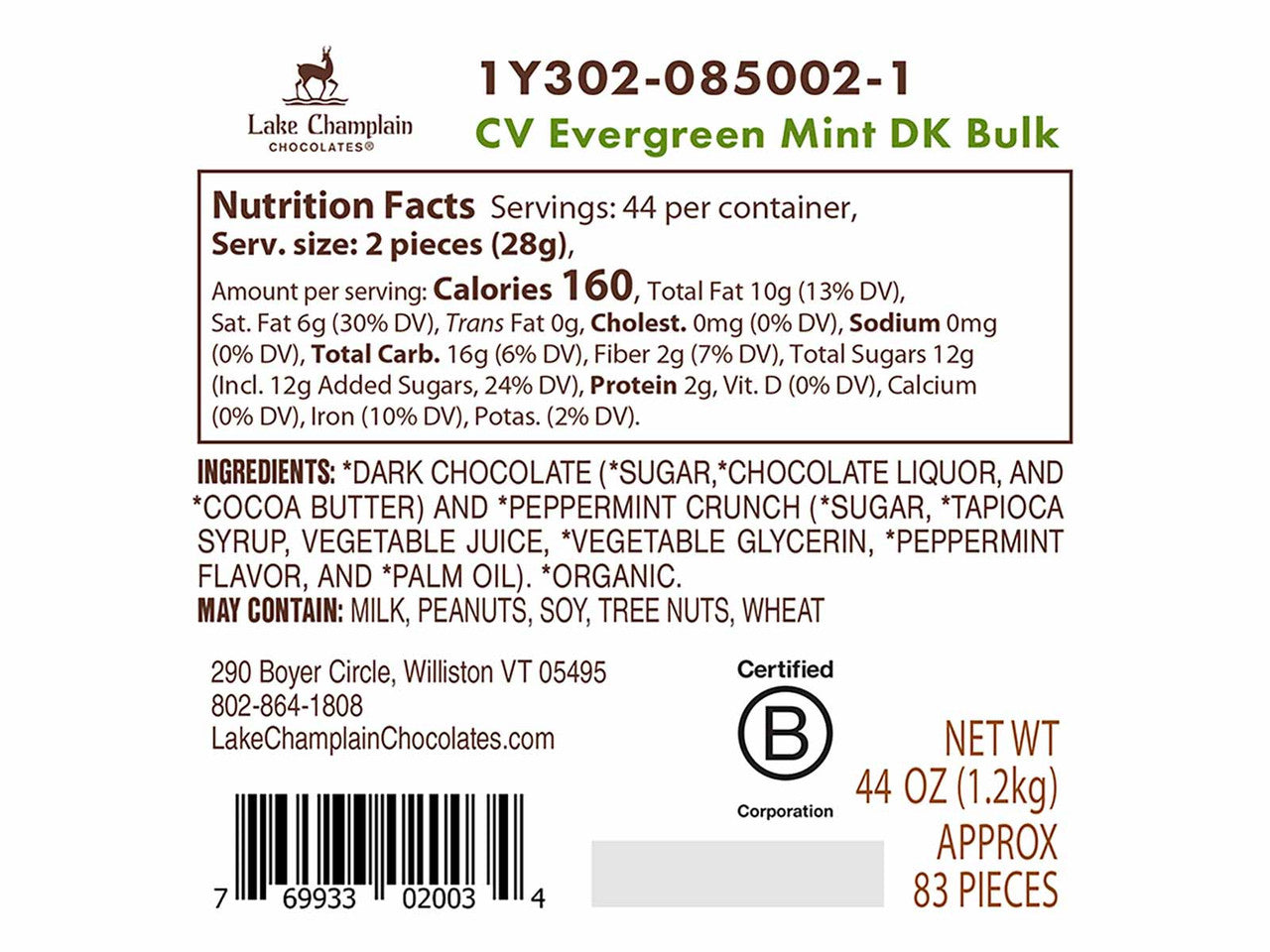 Lake Champlain Chocolates - Evergreen