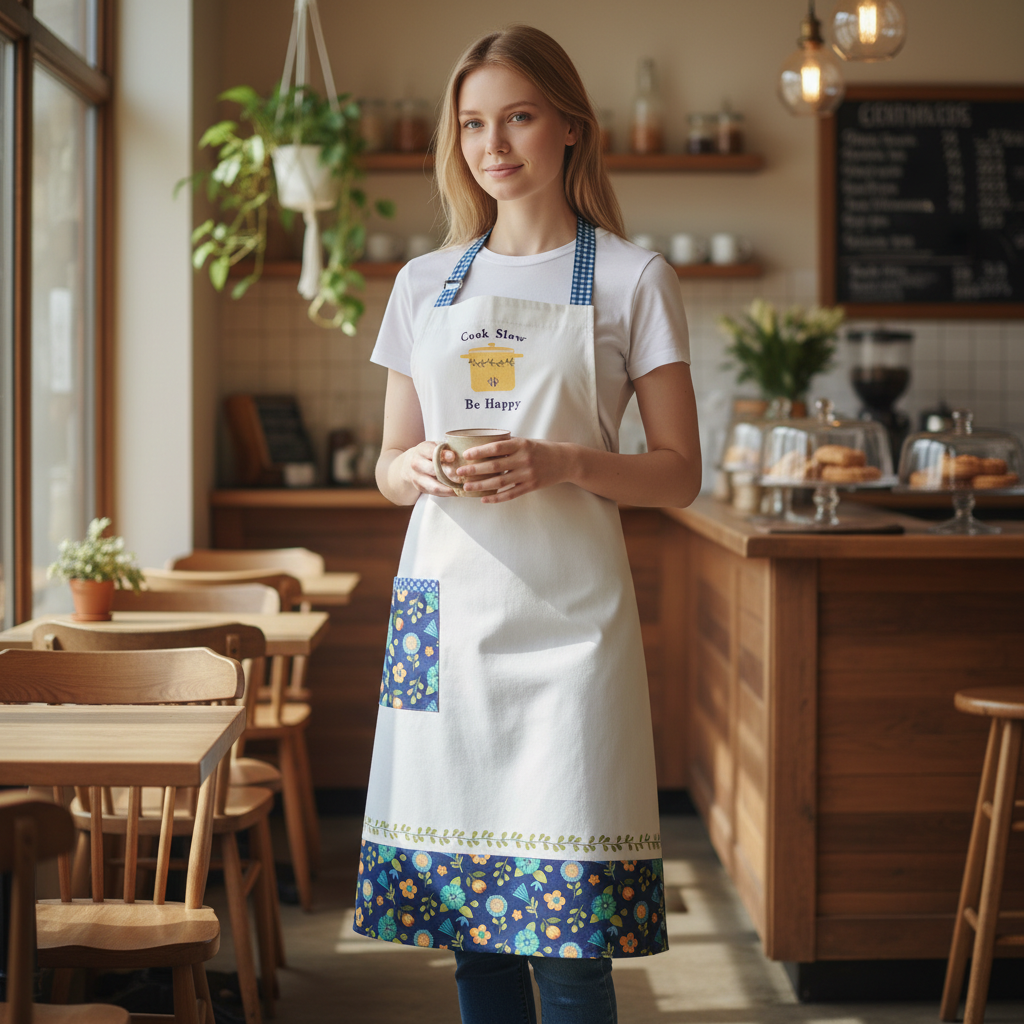 The Slow Sloth Chef Apron: A Reminder to Savor Every Moment