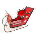 55'' Metal Sleigh with Snowflake Design