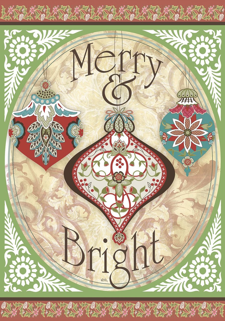 Merry And Bright Flag