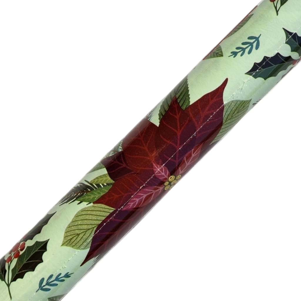 Poinsettia gift wrap