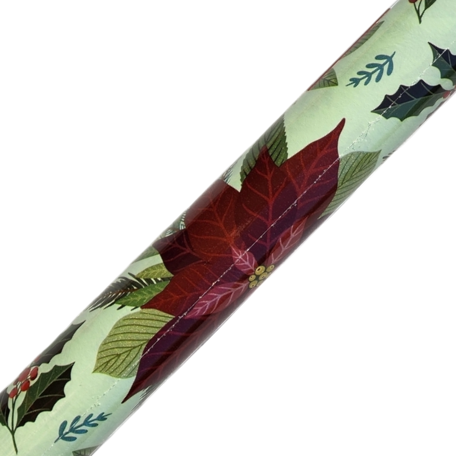 Poinsettia gift wrap