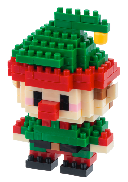3D Christmas Building Block - Elf