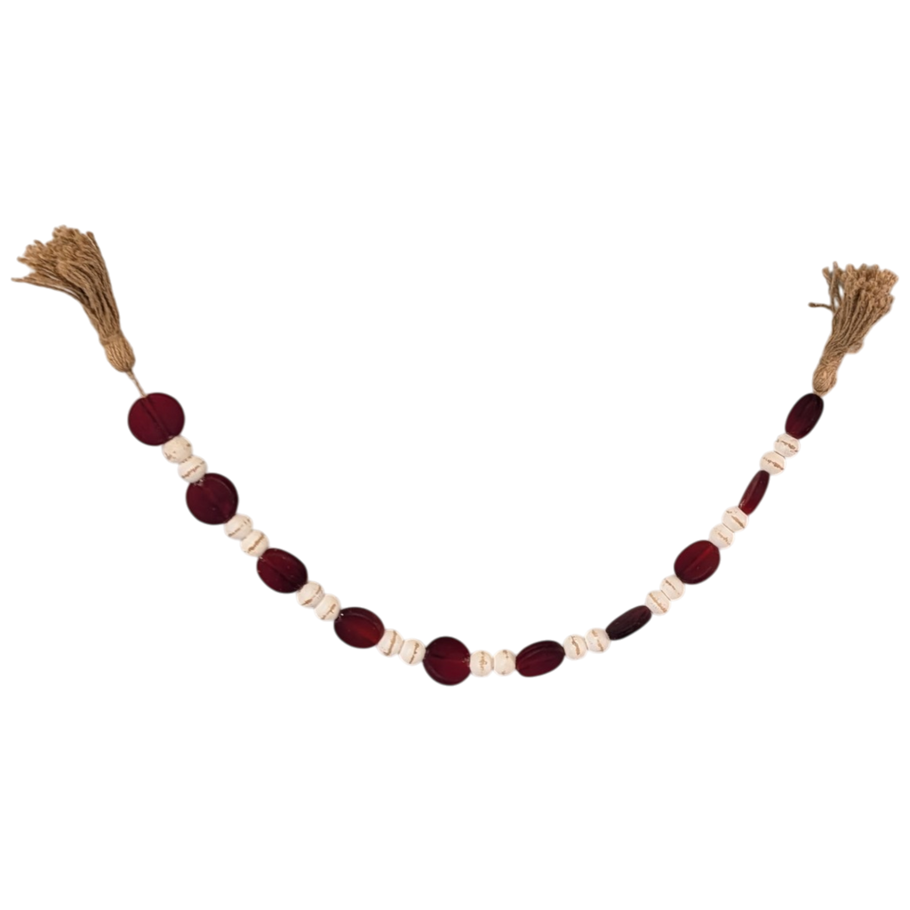 The Burgundy Jewel Garland - 36 Inch