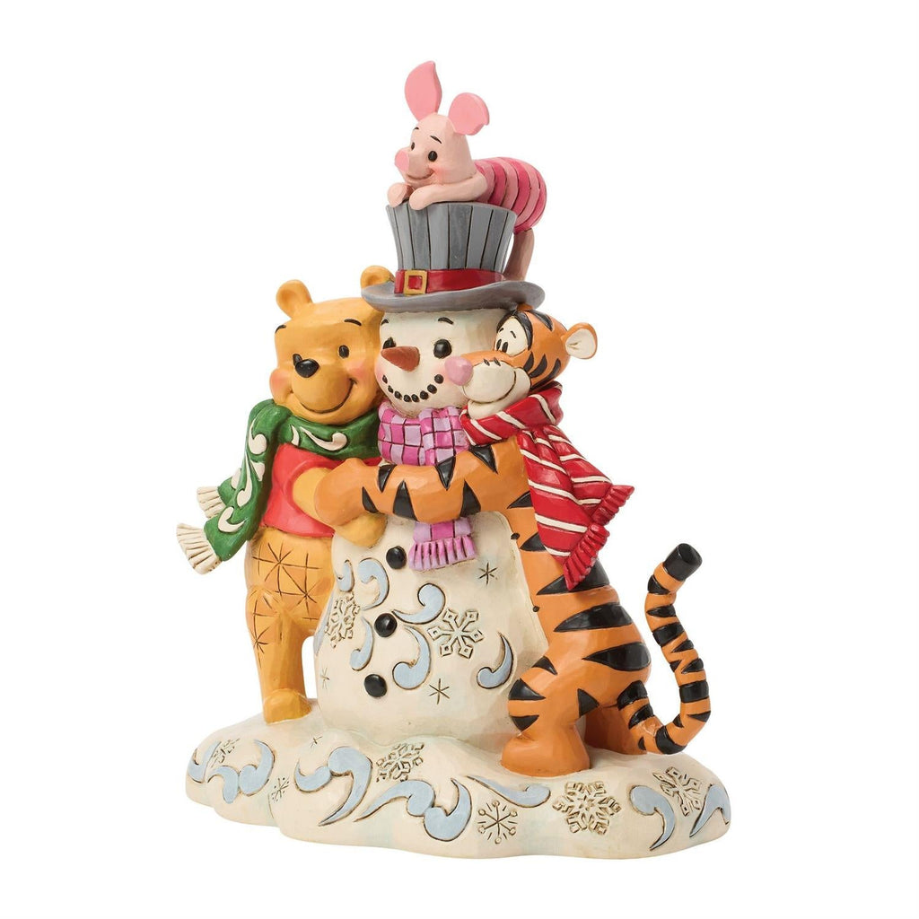 A Chilly Creation - Pooh & Friends Snowman Figurine