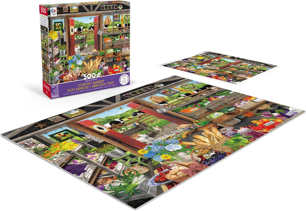 Country Market - 500 Piece Jigsaw Puzzle