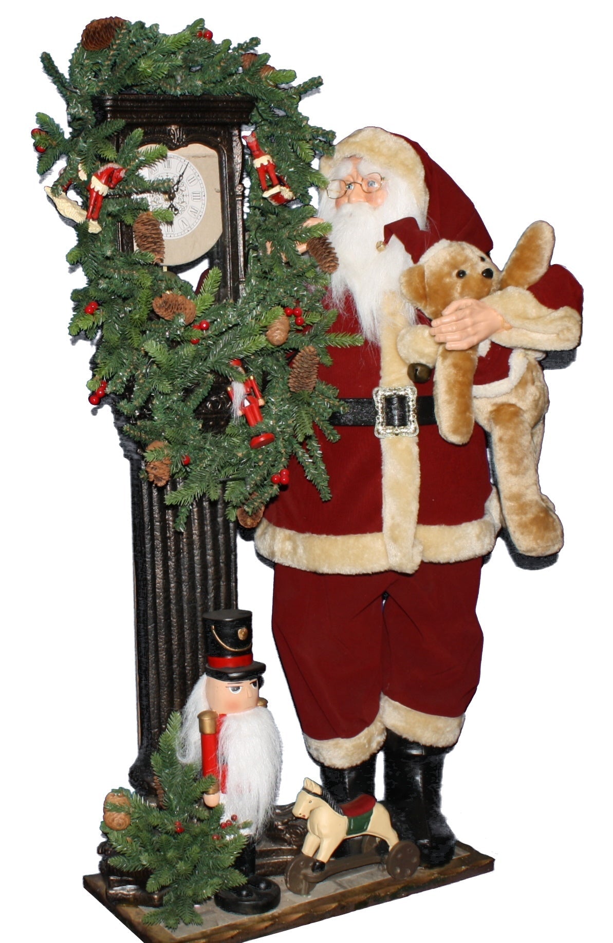 Time To Go Santa Figurine