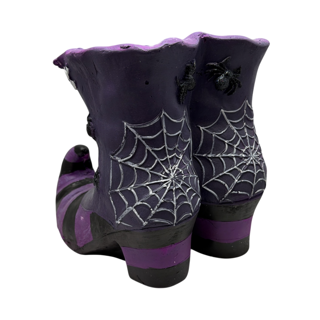 Halloween Witch Boots - Purple
