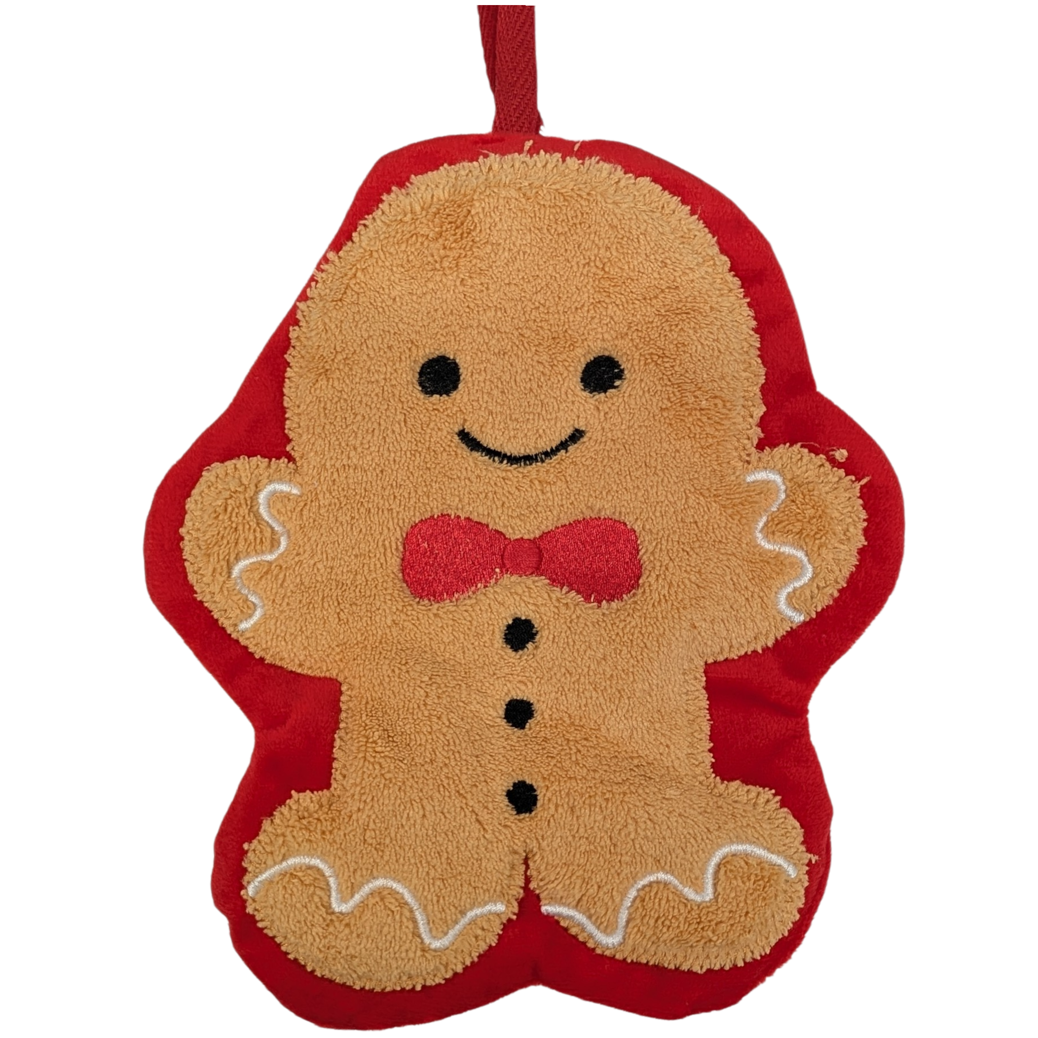 Holiday Icon Hand Towel - Gingerbread Man