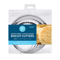 Double Sided Biscuit Cutter Stainless Steel 6 Piece Set