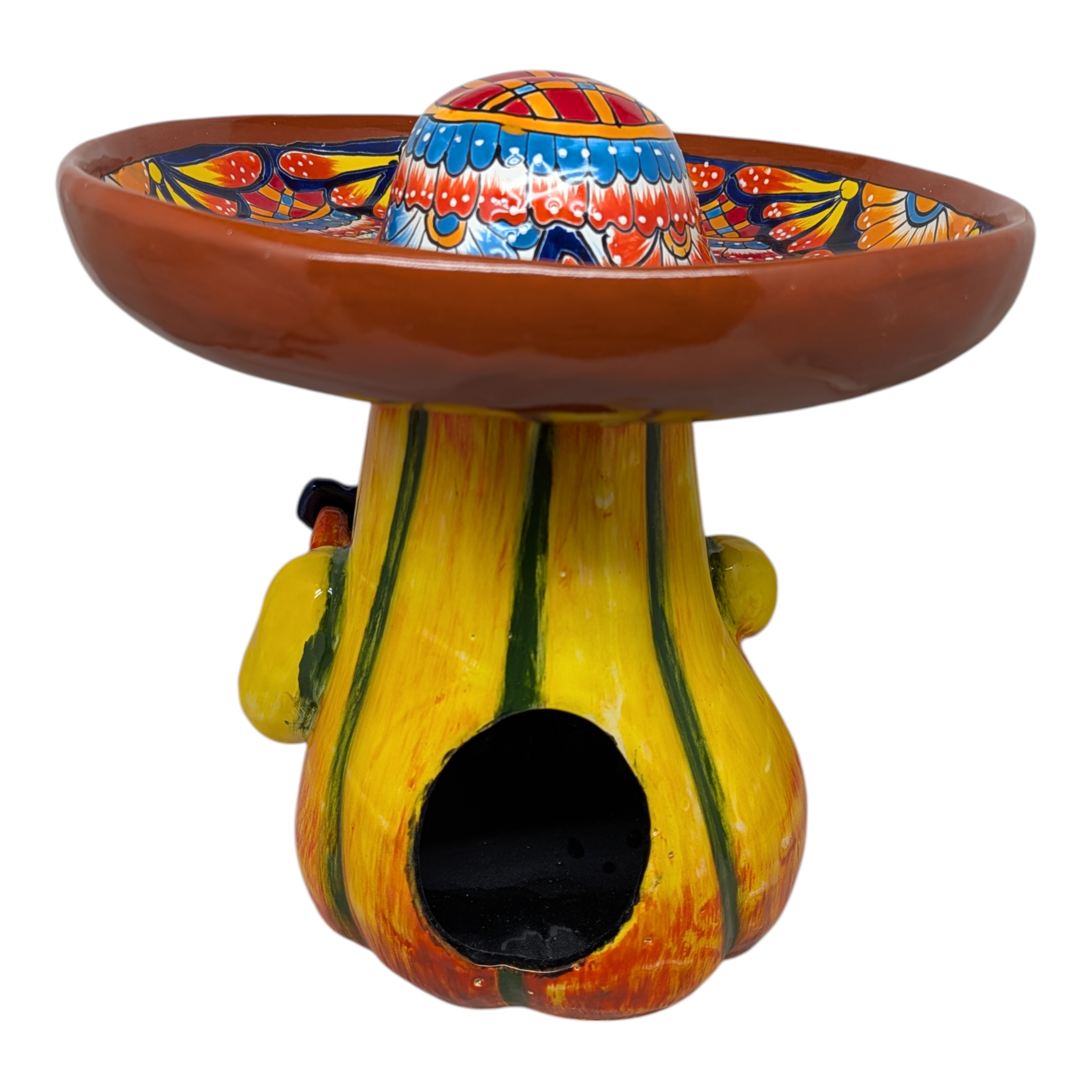 Day of the Dead Talavera Mariachi Pumpkin