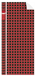 Holiday Plaid Foil Roll Wrap - 30" x 120" - Burgundy