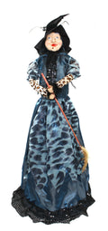 Light Up Cackling Witch - Blue Dress