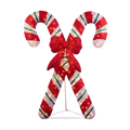 48 Inch Lighted Candy Cane Display