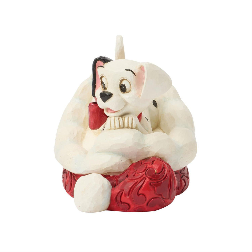 Christmas Wishes - Dalmatian Santa Hat Figurine