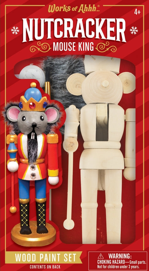 Nutcracker Mouse King  Wood Craft And  Paint Kit