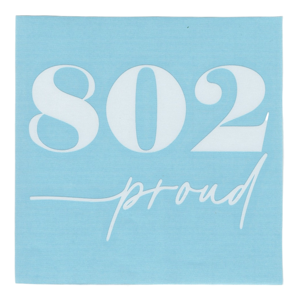 802 Proud Window Decal