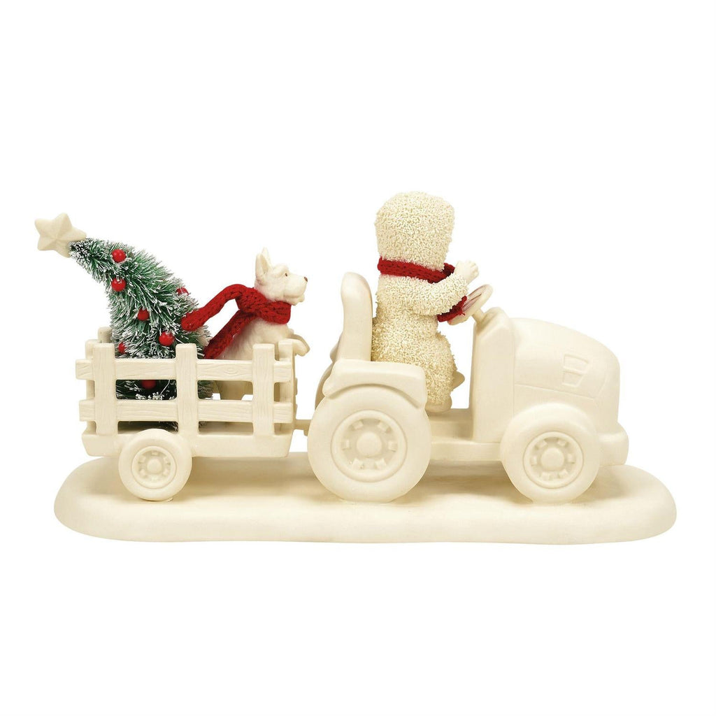 Delivering the Tree - Snowbabies Figurine