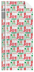 Prismatic Foil Roll Wrap - 30" x 120" - Christmas Notions