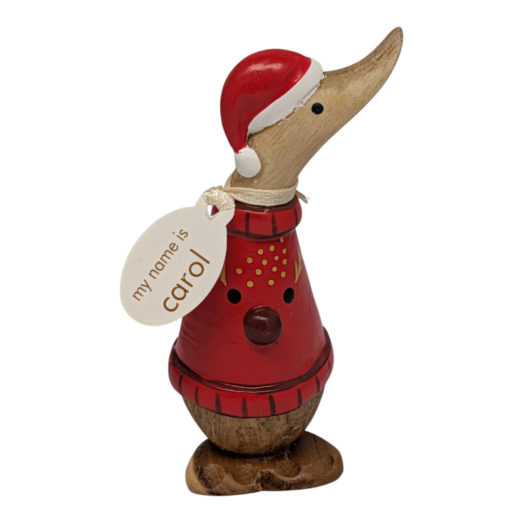 Dinky Duck Wearing an Ugle Sweater - Carol