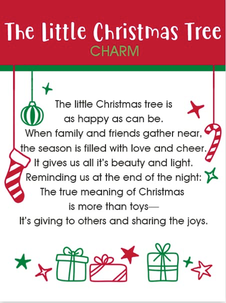 The Little Christmas Tree Charm