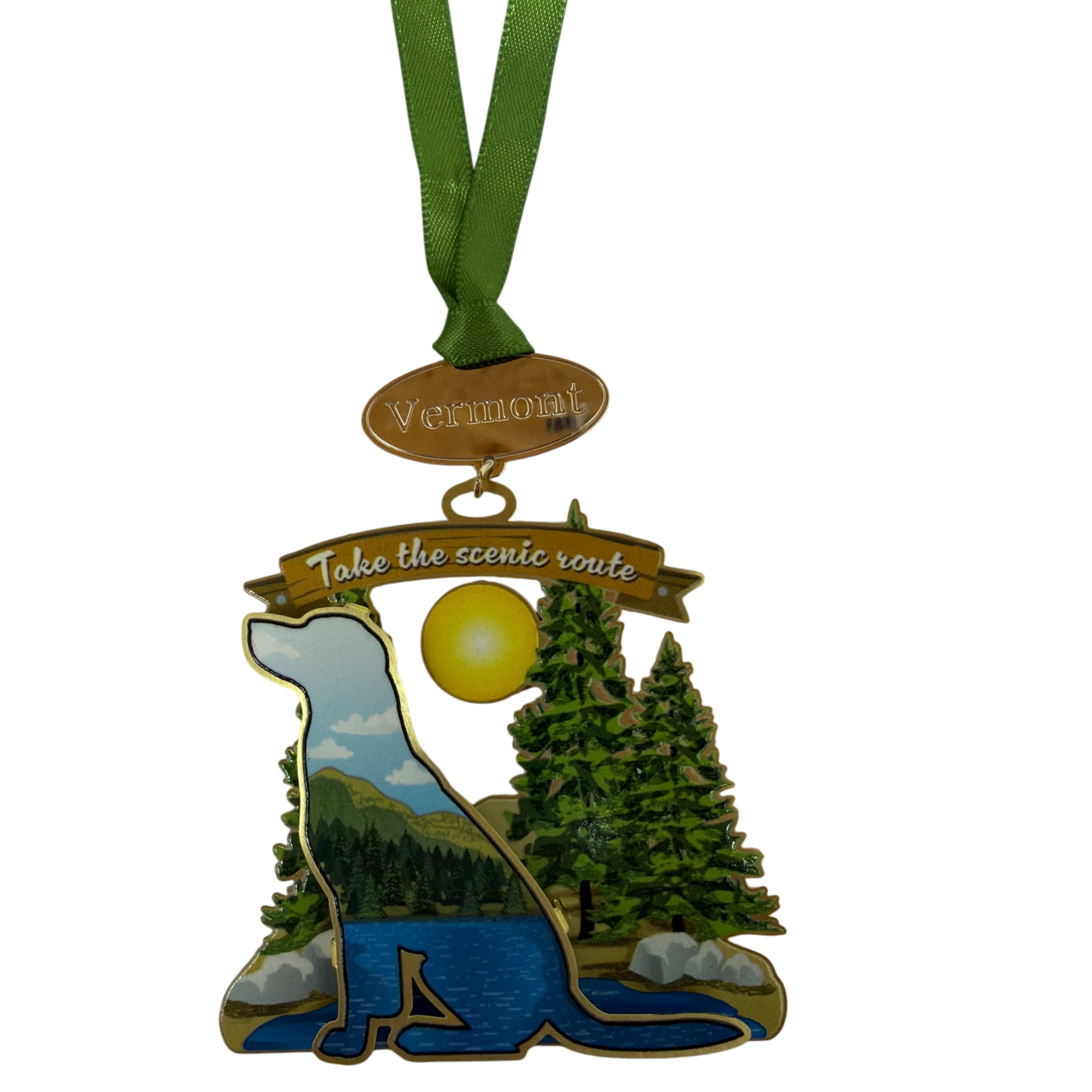 Take The Scenic Route Vermont Ornament