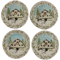 Humble Beginnings Printed Braided Coaster - 4 Piece Set