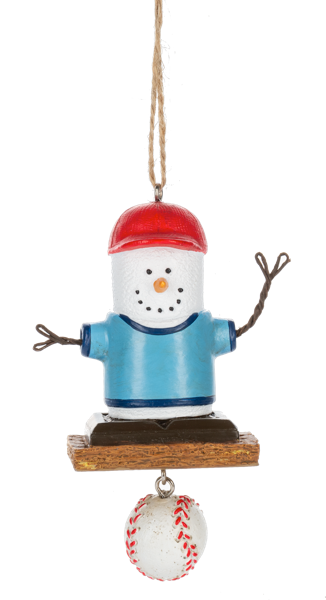 S'mores Sport Ornament - Baseball