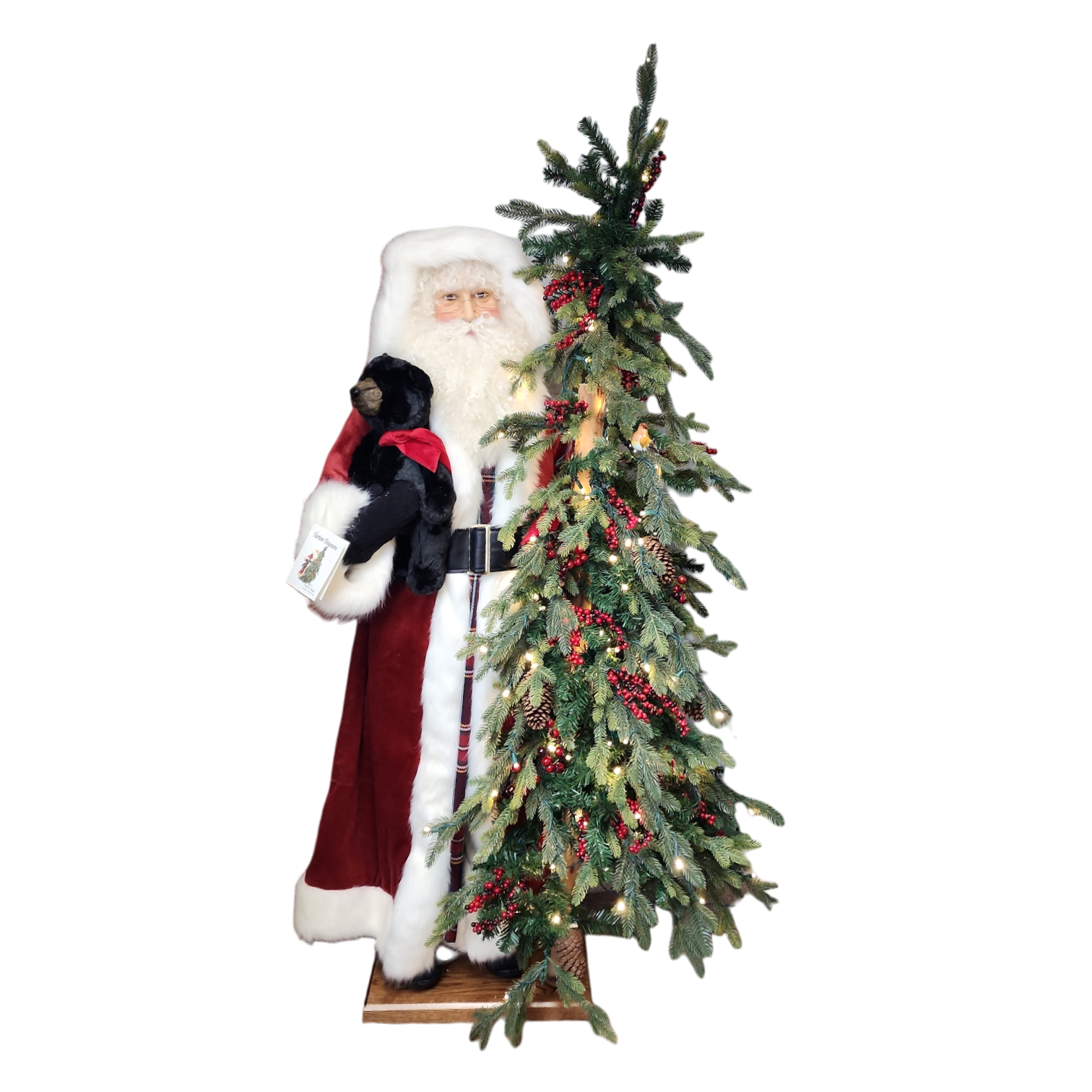 Father Christmas - Tartan Treasures - 57 Inch