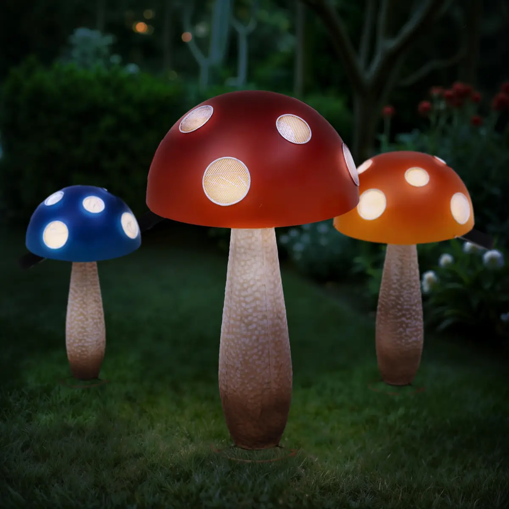 Outdoor Garden Solar Lighted Mushroom -